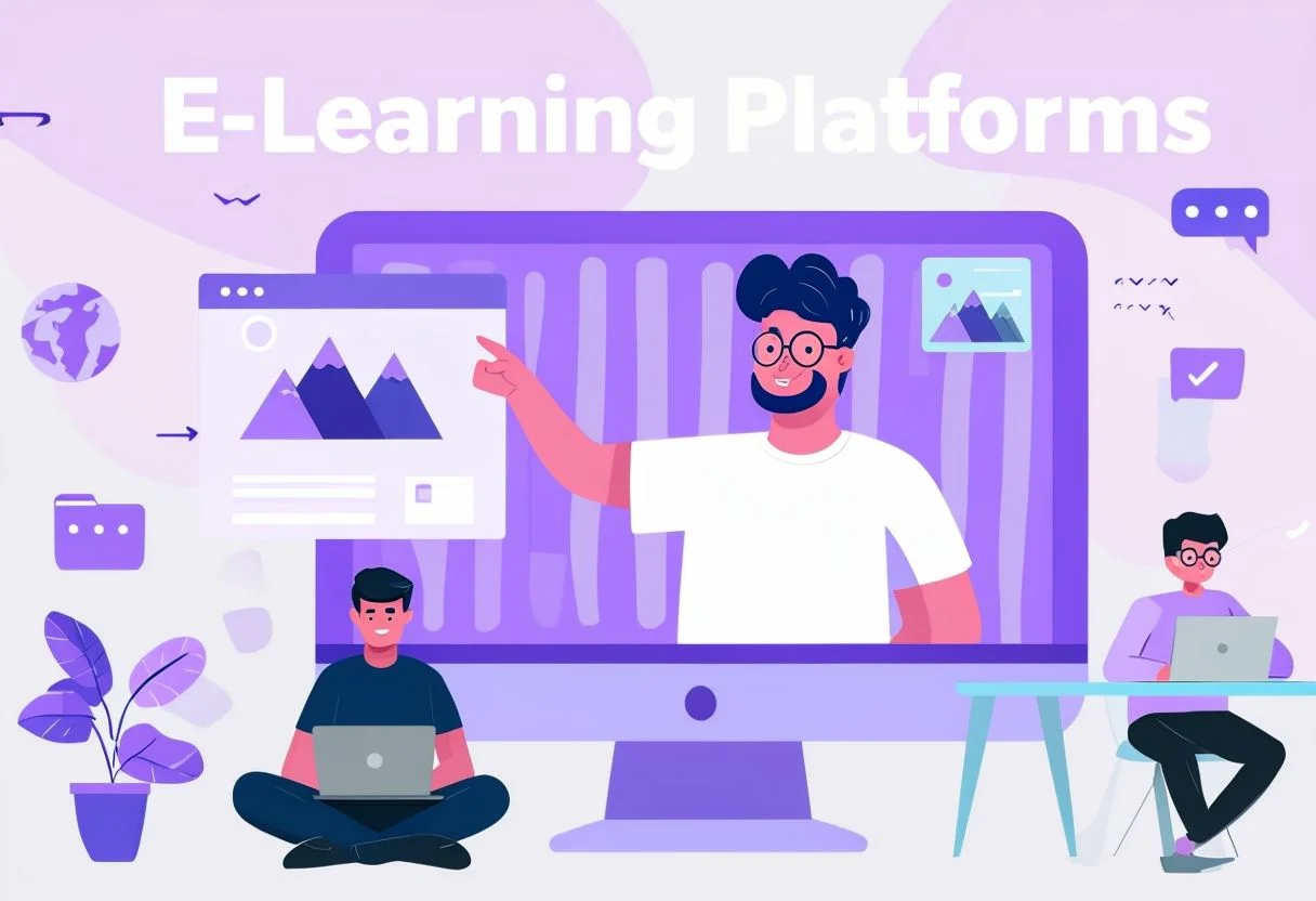 Modern e-learning platforms for employee training and development